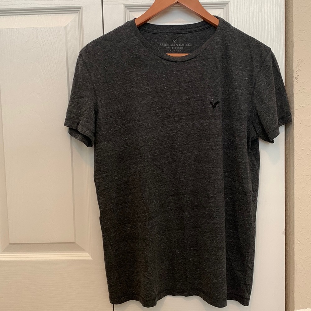 Plain Gray Mens AE Tee w/ Logo